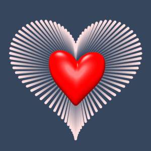 Gif animé coeur yeux